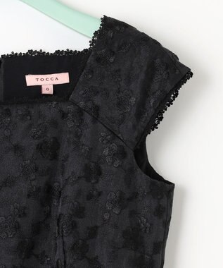 TOCCA 【洗える】FLOWERS ドレス ブラック系