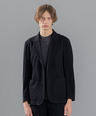 JOSEPH HOMME ソフトタックジャージー　ジャケット ブラック系