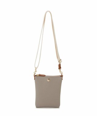 TOPKAPI 【Breath TOPKAPI】SCOTCH GRAIN スコッチグレイン ネオレザー サコッシュ スマホ ショルダーバッグ ライトグレー