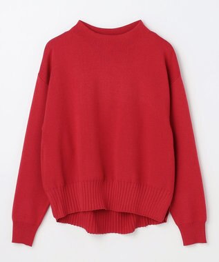 ANY 【5色展開】ハイネックデイリーニット レッド