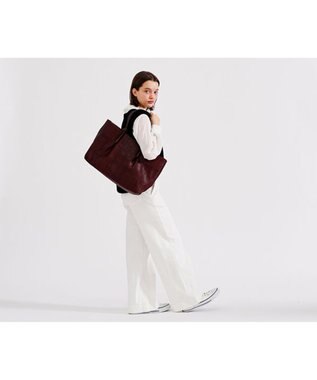 genten ペッレテッシル トートバッグ ダークブラウン