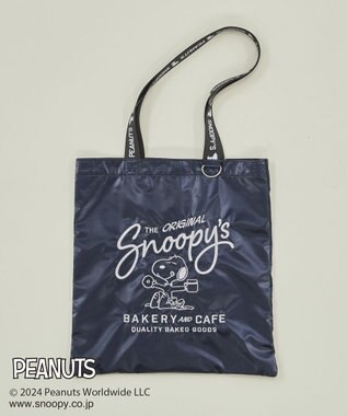 CRAFT STANDARD BOUTIQUE 【PEANUTS】メタリックロゴハンドルトート Navy