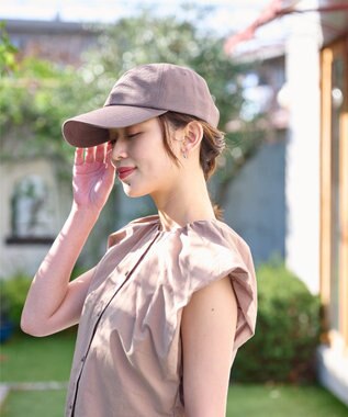 MOONBAT 【新色追加】深さ選べるUVツイルキャップ(深め) つば遮光／洗える／接触冷感／サイズ調整可能 チャコールグレー（深め）