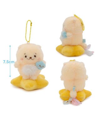 Mother garden しろたん お星さまぽてぽてキーホルダー 《らっこいぬ》 単品 らっこいぬ