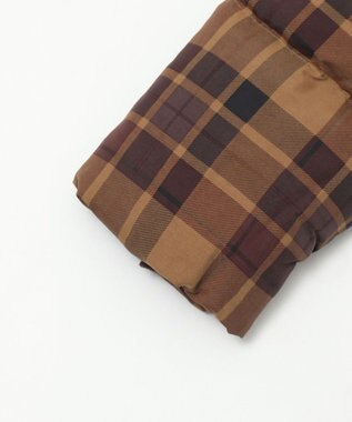 WEGO 【ユニセックス着用ITEM/MLサイズ展開】チェックパファーブルゾン ブラウンチェック1