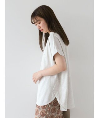 Green Parks 汗染み防止プチハイネックプルオーバー Light Gray Mixture