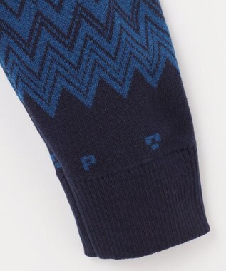 PW CIRCULUS 【手洗い可】【MEN】フェアアイルニットフーディ ネイビー系5