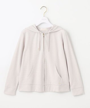 ANY SIS 【UVケア・接触冷感】リップル パーカー アイスグレー