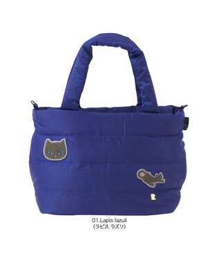ROOTOTE 9065【ネコアップリケ付き】/ LT.フェザールーデリ.キャット-21 01：ラピスラズリ