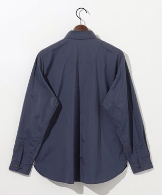 JOSEPH ABBOUD MOUNTAIN 【軽量/ストレッチ/ECO撥水】ライトワッシャーストレッチ アウトドア シャツ ネイビー系