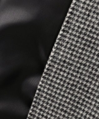 J.PRESS LADIES S チェックビーバー Pコート ブラックチェック系