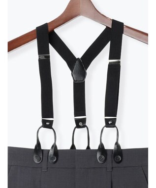 Te chichi サスペンダータイトスカート グレー