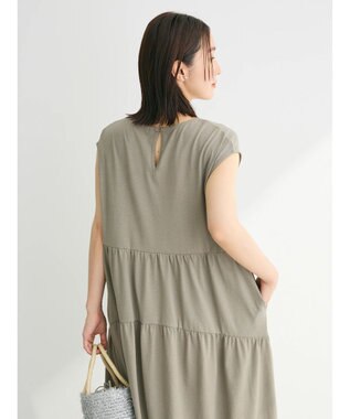 Green Parks ・ＳＵＧＡＲ　ＳＰＯＯＮ【ＣＯＯＬ】フレンチキリカエワンピ Gray Beige