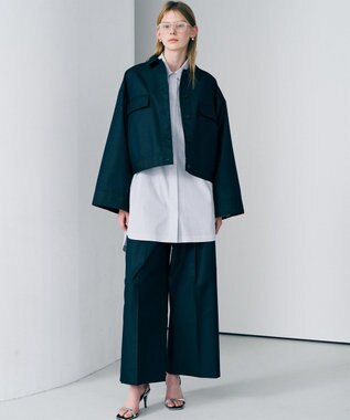 uncrave チノギャバジン ブルゾン ネイビー