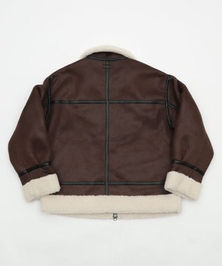 WEGO 【25年秋冬新作/ユニセックス着用ITEM/MLサイズ展開】B－3ジャケット ブラウン