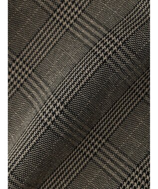 AMERICAN HOLIC ウエストイージーストレートパンツ Check Black