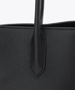 ICB 【先行予約・A4サイズ収納可】ラウンドボストントート ブラック