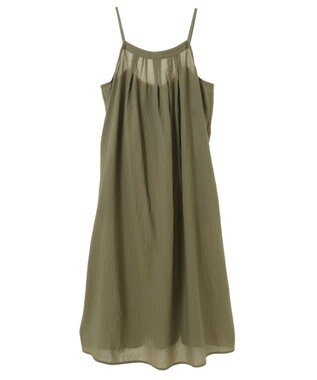 AMERICAN HOLIC ギンガムサッカーキャミワンピース Green