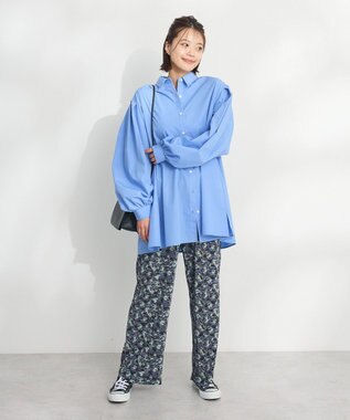 CRAFT STANDARD BOUTIQUE セルフカットイージープリーツパンツ B