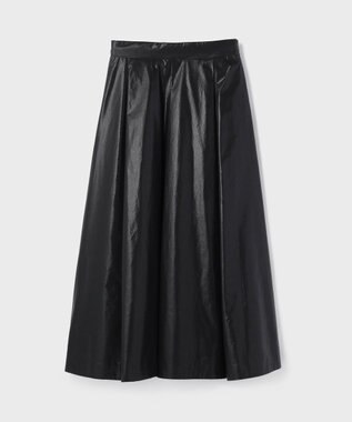 GRACE CONTINENTAL コーティングタックスカート ブラック