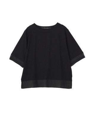 YECCA VECCA シアーMIXプルオーバー Black