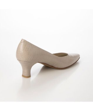 Riz raffinee <Riz raffinee>スクエアトゥパンプス ライトベージュカタオシ