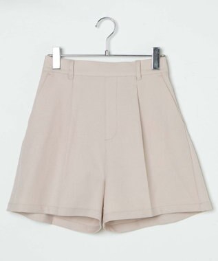 WEGO タックショートパンツ ホワイトアイボリー