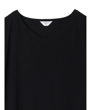 AMERICAN HOLIC 袖コンシャスＶネックカットワンピース Black