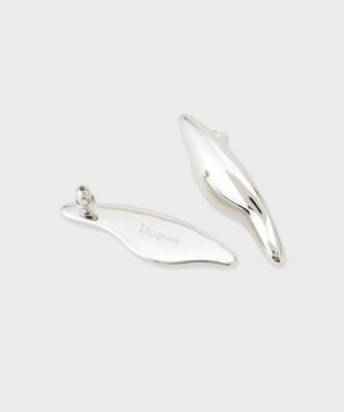 GRACE CONTINENTAL ウェーブメタルピアス シルバー