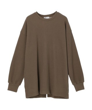 CRAFT STANDARD BOUTIQUE ワッフルレイヤード風プルオーバー Mocha