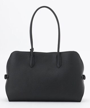 ICB 【先行予約・A4サイズ収納可】ラウンドボストントート ブラック