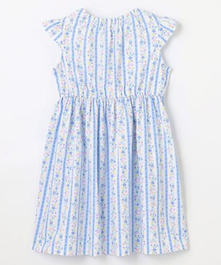 ANY KIDS 総柄 サマーワンピース ストライプ