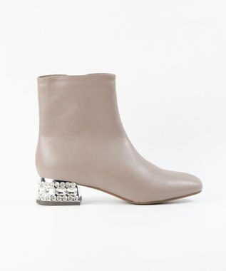 BONTRE 【MIONOTIS/ミオノティス】ビジューヒールブーツ/40712 オーク