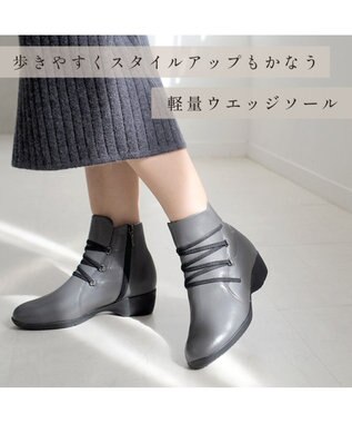 Pointer 本革防滑ショートブーツ グレー