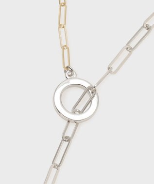 GRACE CONTINENTAL バイカラーロングネックレス マルチ