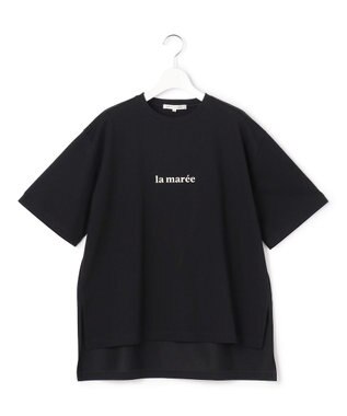 23区 【先行予約】la maree オーバーサイズ ロゴ Tシャツ ブラック系