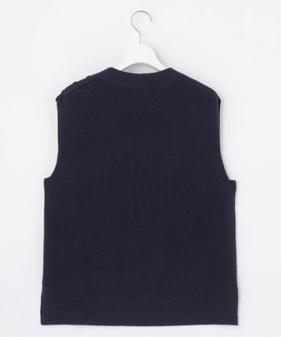 J.PRESS LADIES 【プラスワンアイテムに】DRALON MERINO ニット ベスト ネイビー系