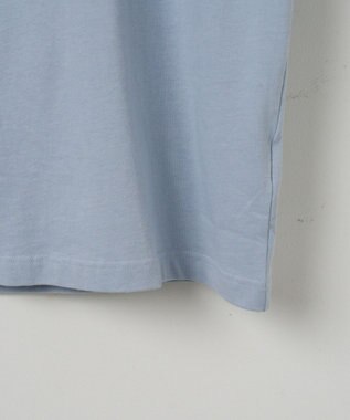 WEGO 【ユニセックス着用ITEM/綿100%/SMLサイズ展開】リラックスフィットワンポイントT（S） サックス