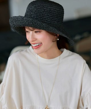 Tiaclasse ペーパーバケットハット ブラック