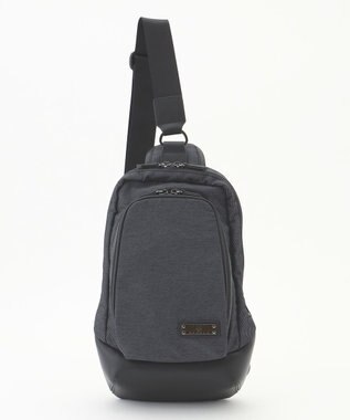 JOSEPH ABBOUD 【軽量/コンパクト】インターレースカルゼ ボディーバッグ グレー系