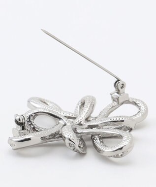 自由区 【カタログ掲載】ビジューカーブ ブローチ シルバー