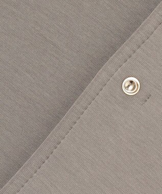 J.PRESS LADIES L 【洗える】ダンボールジャージー ブルゾン モカグレー系