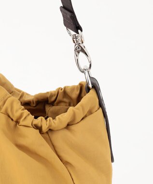 Y'SACCS 【Y’SACCS vous et】サイドギャザー2WAYトート Mサイズ マスタード