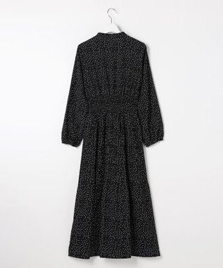 Feroux ウエストシャーリングラッフル ワンピース ブラック系1