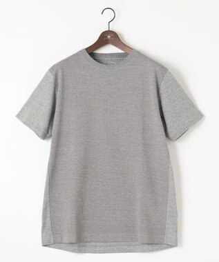 JOSEPH ABBOUD 【キングサイズ・オーガニックコットン使用】JOE COTTONサッカークルーネックTシャツ ライトグレー系