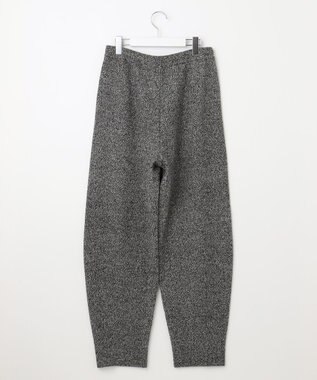 23区 【SLOW/一部店舗限定】ニットトータル パンツ オフ×ブラック杢