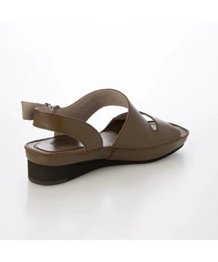 ing <ing>【WEB限定】【サスティナブル】ワイドストラップサンダル カーキ