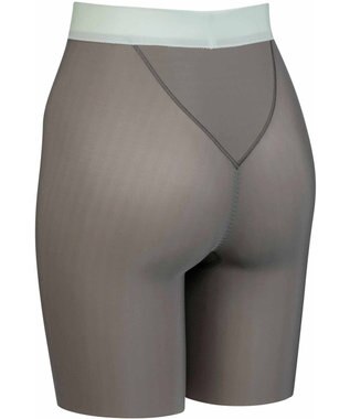 WACOAL ガードル 温活 ポイント保温(腹部・仙骨部・そけい部) アウターにひびきにくい ロング丈 レディース GRC640 /ワコール グレー