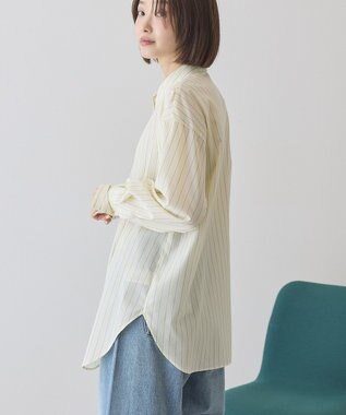 AMERICAN HOLIC 【2点セット・イージーケア】ビスチェ＋シャツ Stripe Yellow