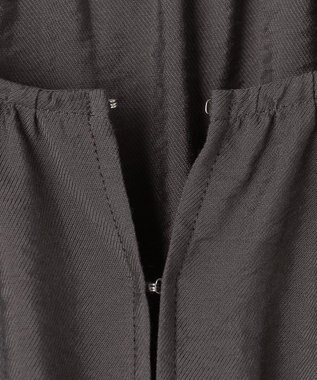 自由区 S 【セットアップ対応】エアリーツイルプルオーバー ブラウス ブラウン